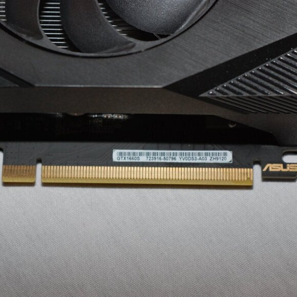 GPU ASUS 1660 Super EVO 6gb Graphics Card Nvidia *NEEDS FANS REPLACED! - Picture 3 of 10